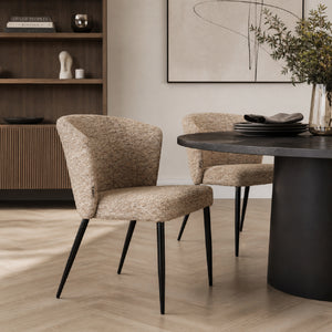   Modern European furniture - Curved-Back Dining Chairs (2) - www.oroa.com | Oroa.com
