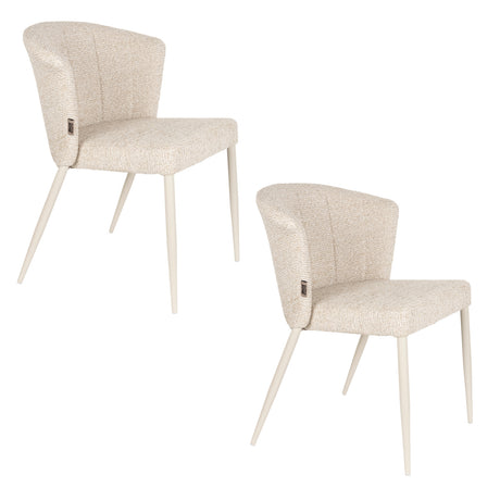  Modern European furniture - Curved-Back Dining Chairs (2) - www.oroa.com | Oroa.com