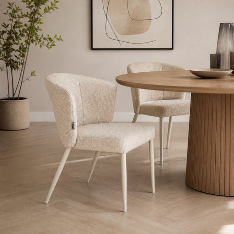   Modern European furniture - Curved-Back Dining Chairs (2) - www.oroa.com | Oroa.com
