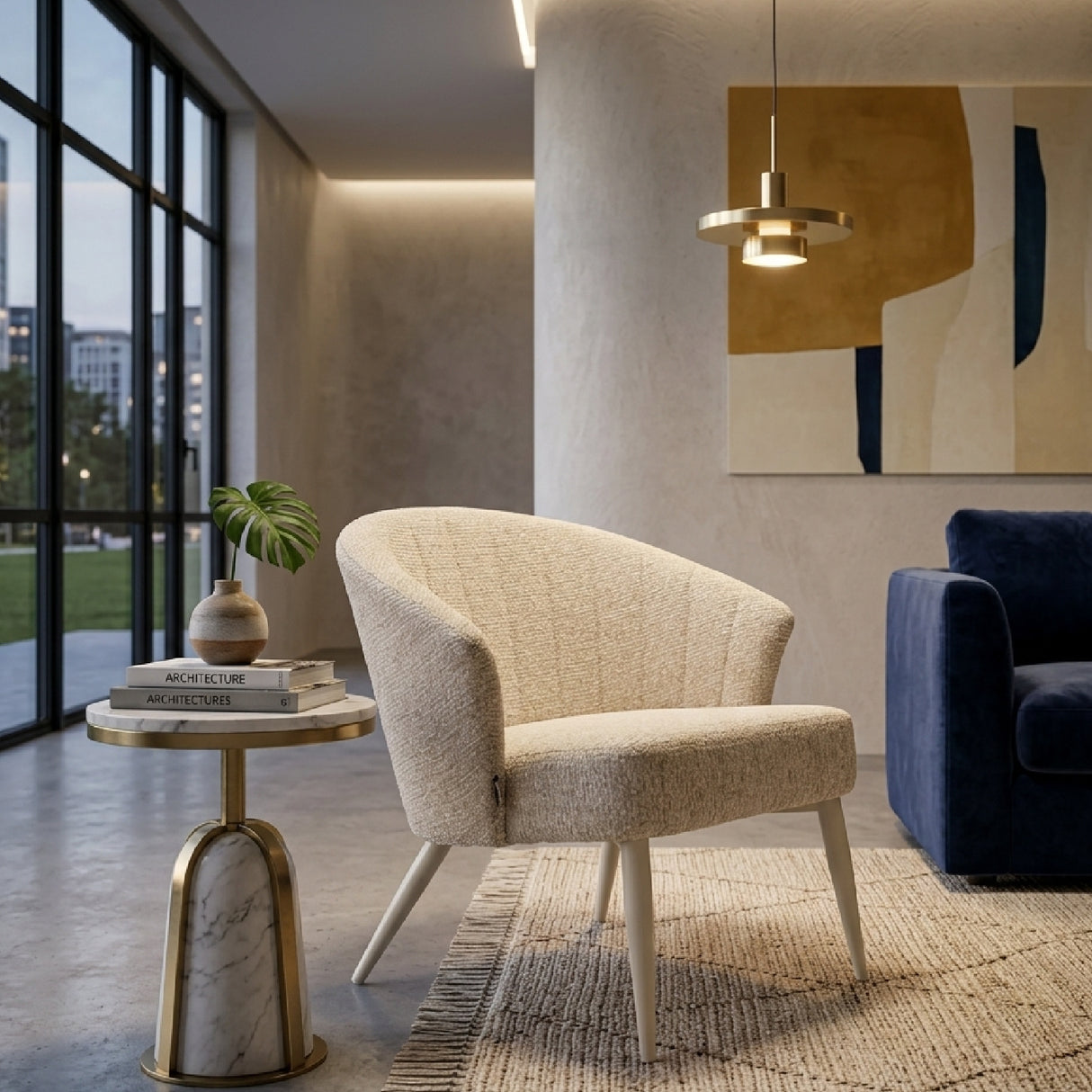   Modern European furniture - Upholstered Lounge Chair - www.oroa.com | Oroa.com