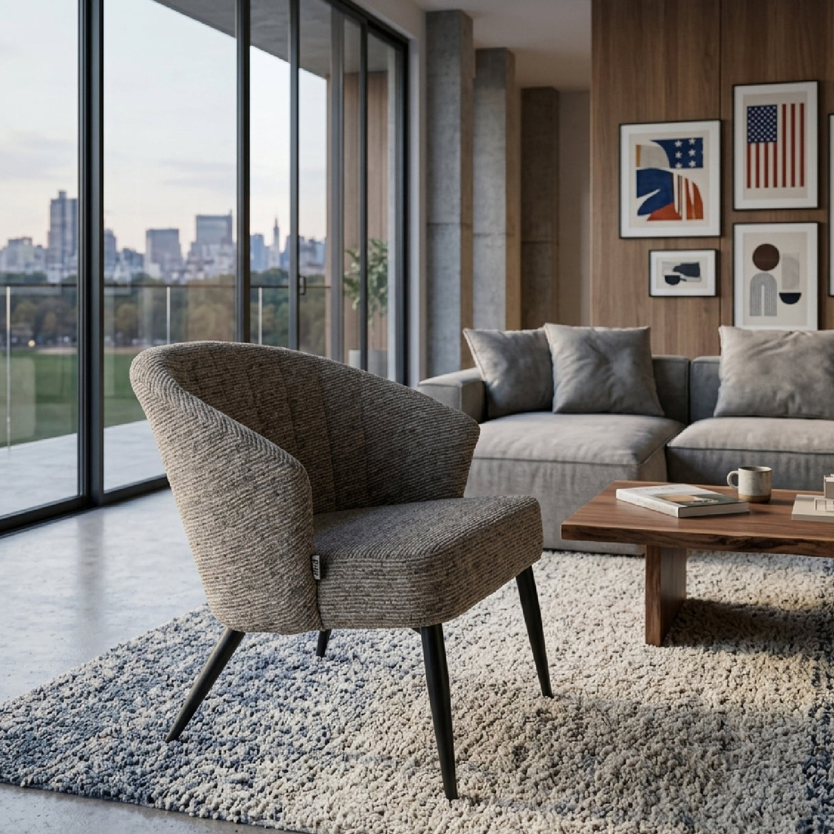  Modern European furniture - Upholstered Lounge Chair - www.oroa.com | Oroa.com