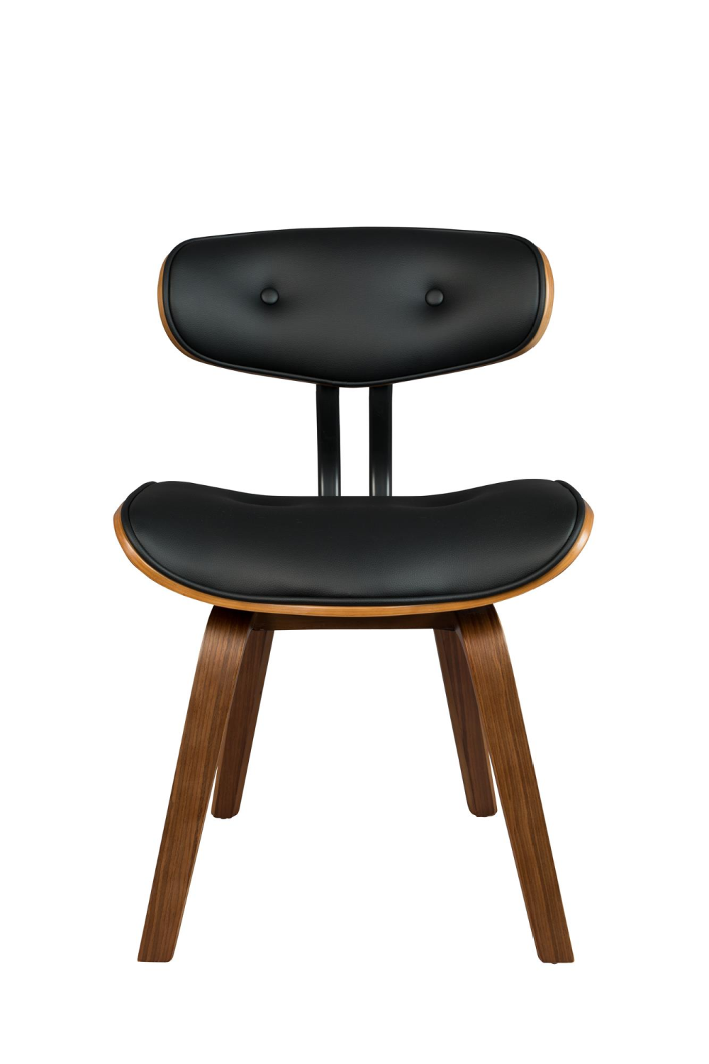 50s Inspired Padded Dining Chair | Dutchbone Blackwood | Oroa.com