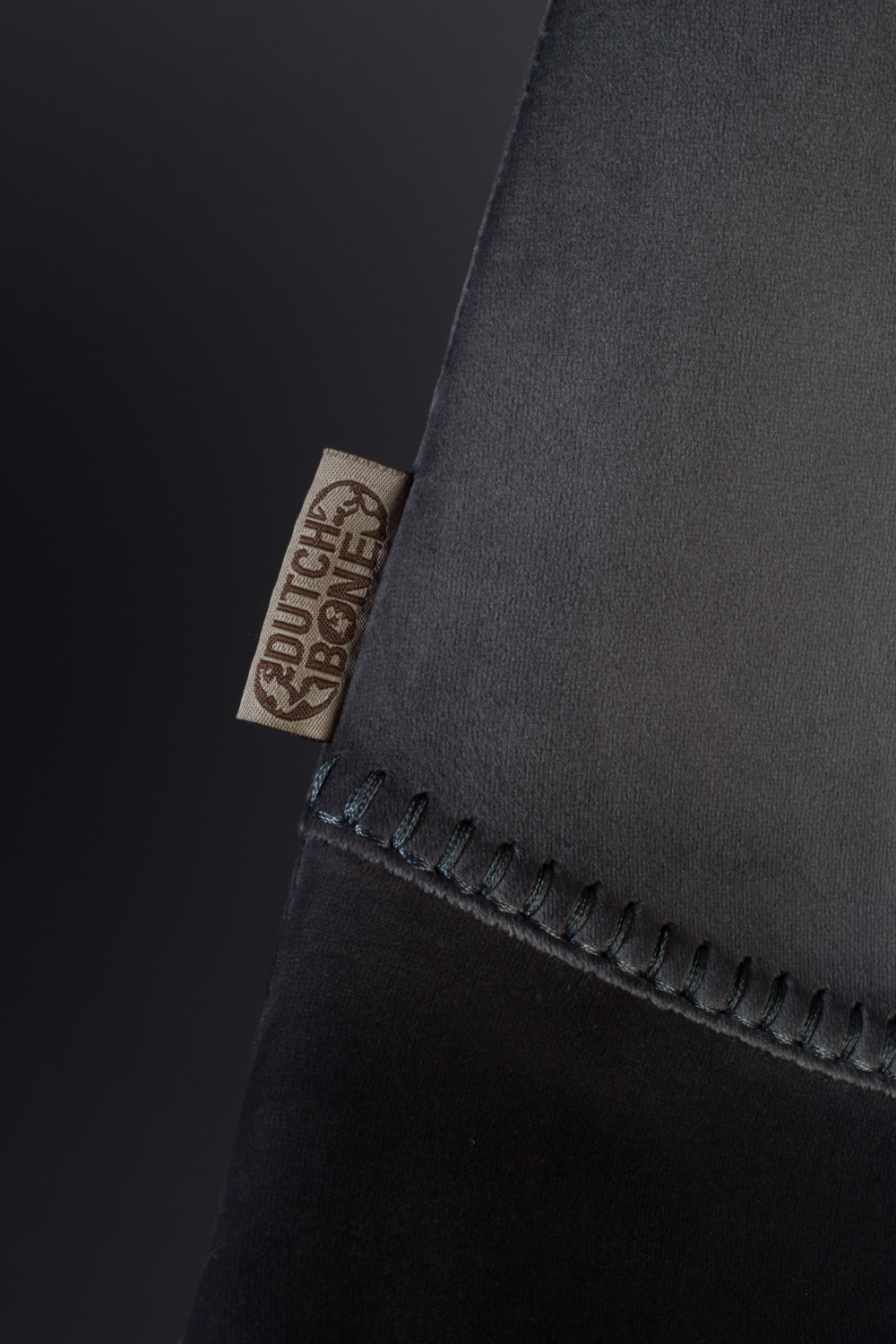 Velvet Upholstered Dining Chairs (2) | Dutchbone Franky | OROA.com