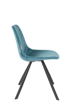 Velvet Upholstered Dining Chairs (2) | Dutchbone Franky | OROA.com