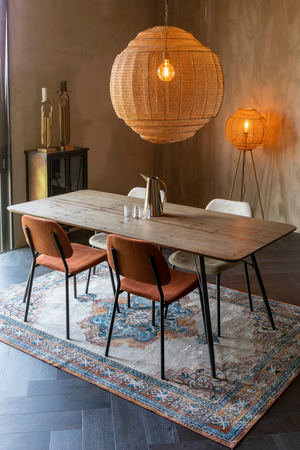 Upholstered Dining Chair Set (2) | Dutchbone Darby | OROA.com