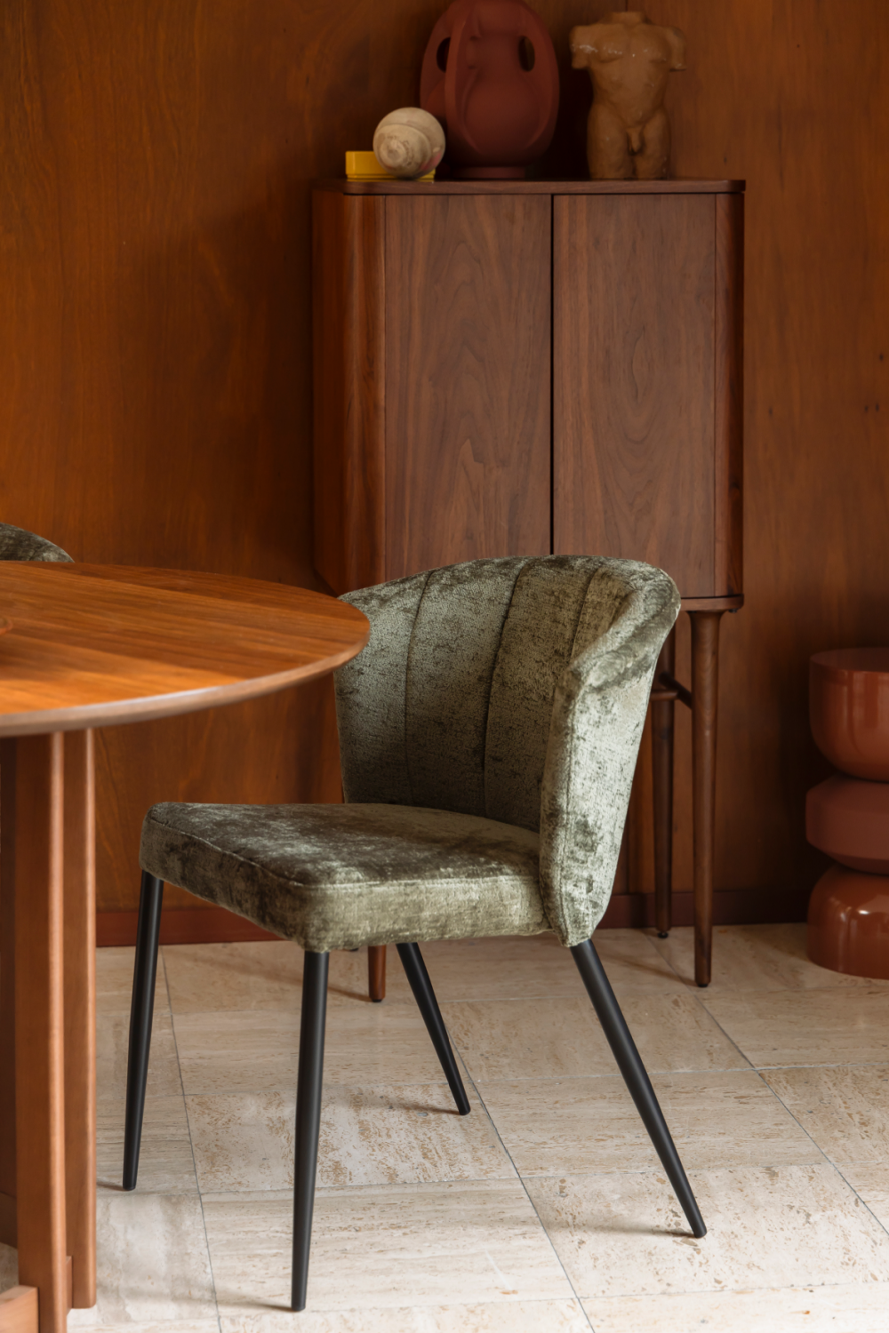 Upholstered Dining Chairs (2) | Dutchbone Georgia | OROA.com