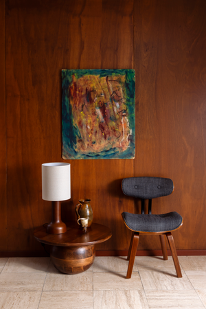 50s Inspired Padded Dining Chair | Dutchbone Blackwood | Oroa.com