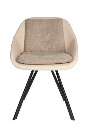 Upholstered Shell Dining Chairs (2) | Dutchbone Wakefield | OROA.com