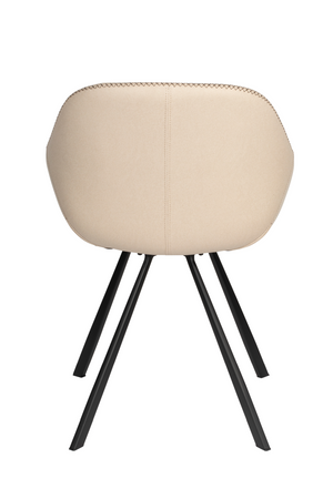 Upholstered Shell Dining Chairs (2) | Dutchbone Wakefield | OROA.com