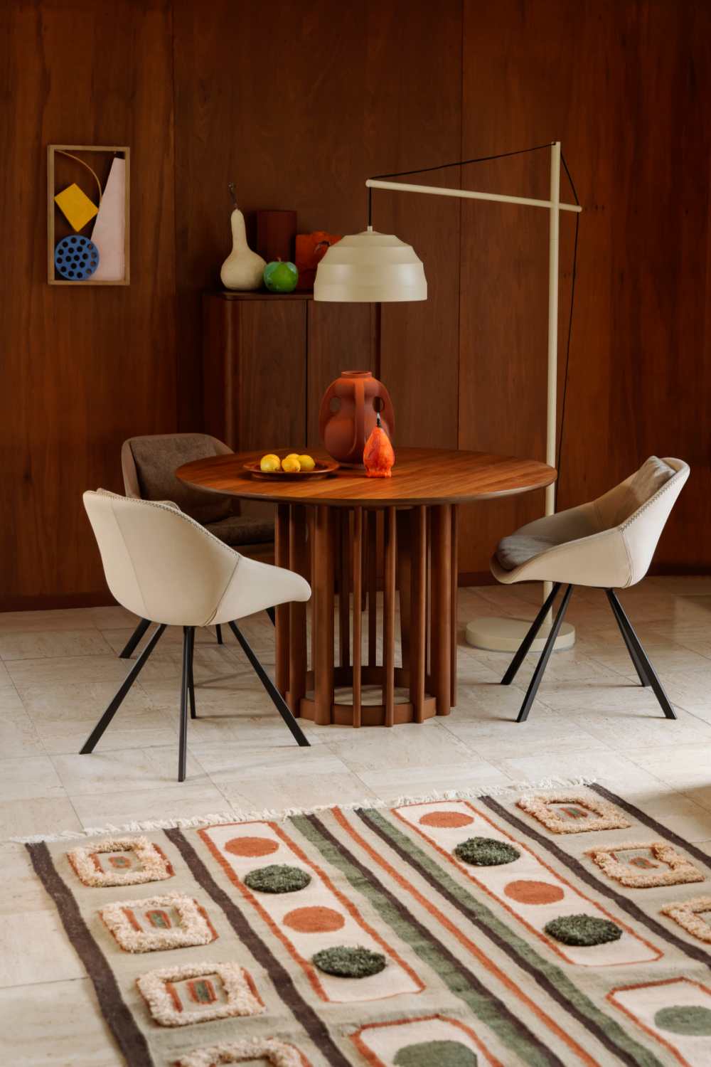 Upholstered Shell Dining Chairs (2) | Dutchbone Wakefield | OROA.com