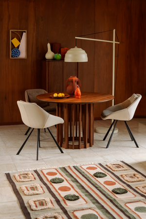 Upholstered Shell Dining Chairs (2) | Dutchbone Wakefield | OROA.com