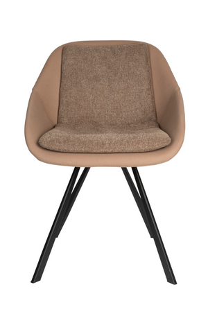 Upholstered Shell Dining Chairs (2) | Dutchbone Wakefield | OROA.com