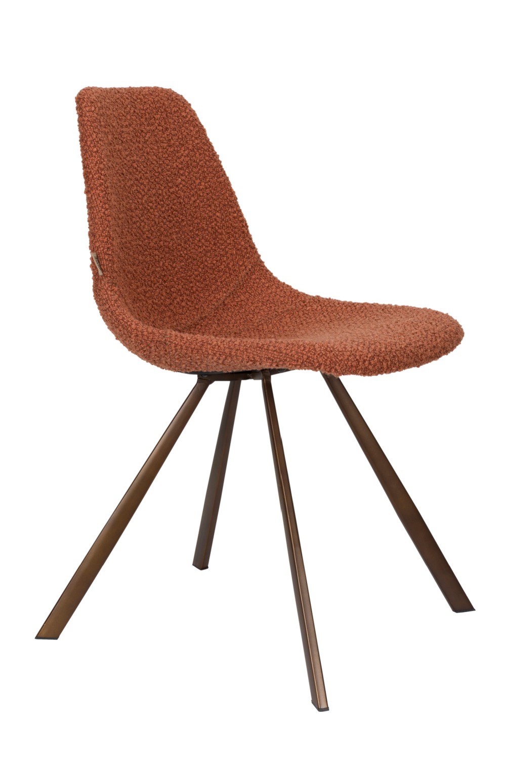 Bouclé Bucket Dining Chair (2) | Dutchbone Franky | OROA.com