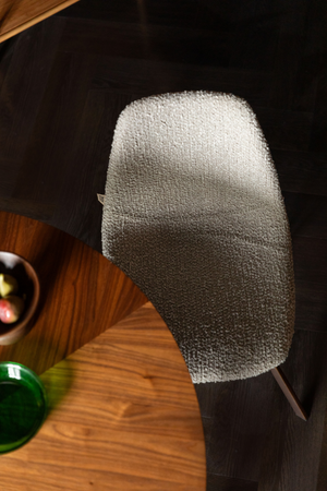 Bouclé Bucket Dining Chair (2) | Dutchbone Franky | OROA.com