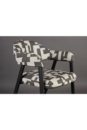 Graphic Patterned Dining Chair (2) | Dutchbone Miyo | OROA.com