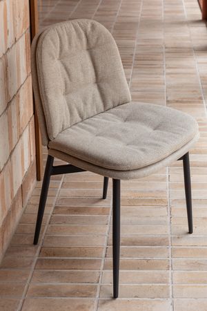 Fabric Upholstered Dining Chair (2) | Dutchbone Jade | OROA.com