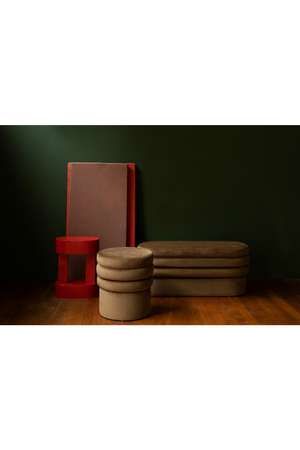 Modern Round Stool | Dutchbone Aditi | OROA.com