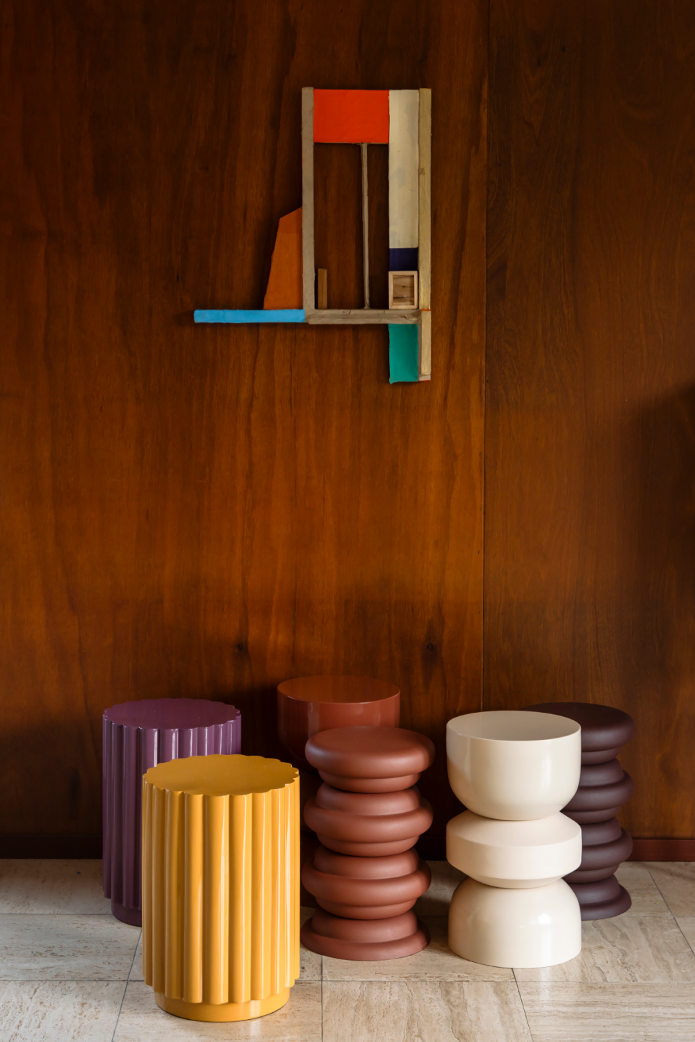 Modern Iron Stool | Dutchbone Apollo | OROA.com