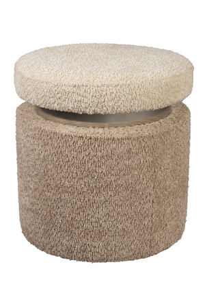 Two-Toned Boucle Stool | Dutchbone Sen | Oroa.com