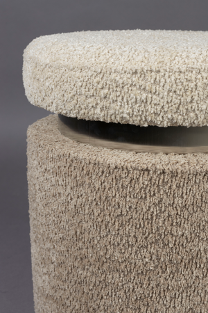 Two-Toned Boucle Stool | Dutchbone Sen | Oroa.com