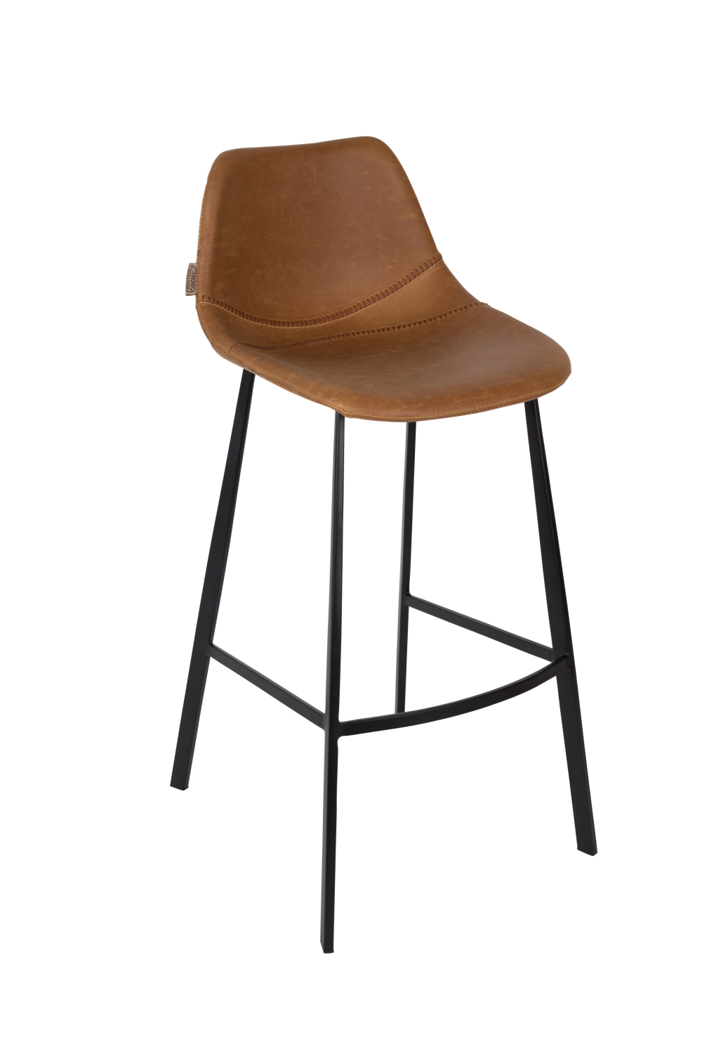 Vintage Leather Bar Stools (2) | Dutchbone Franky | Oroatrade.com