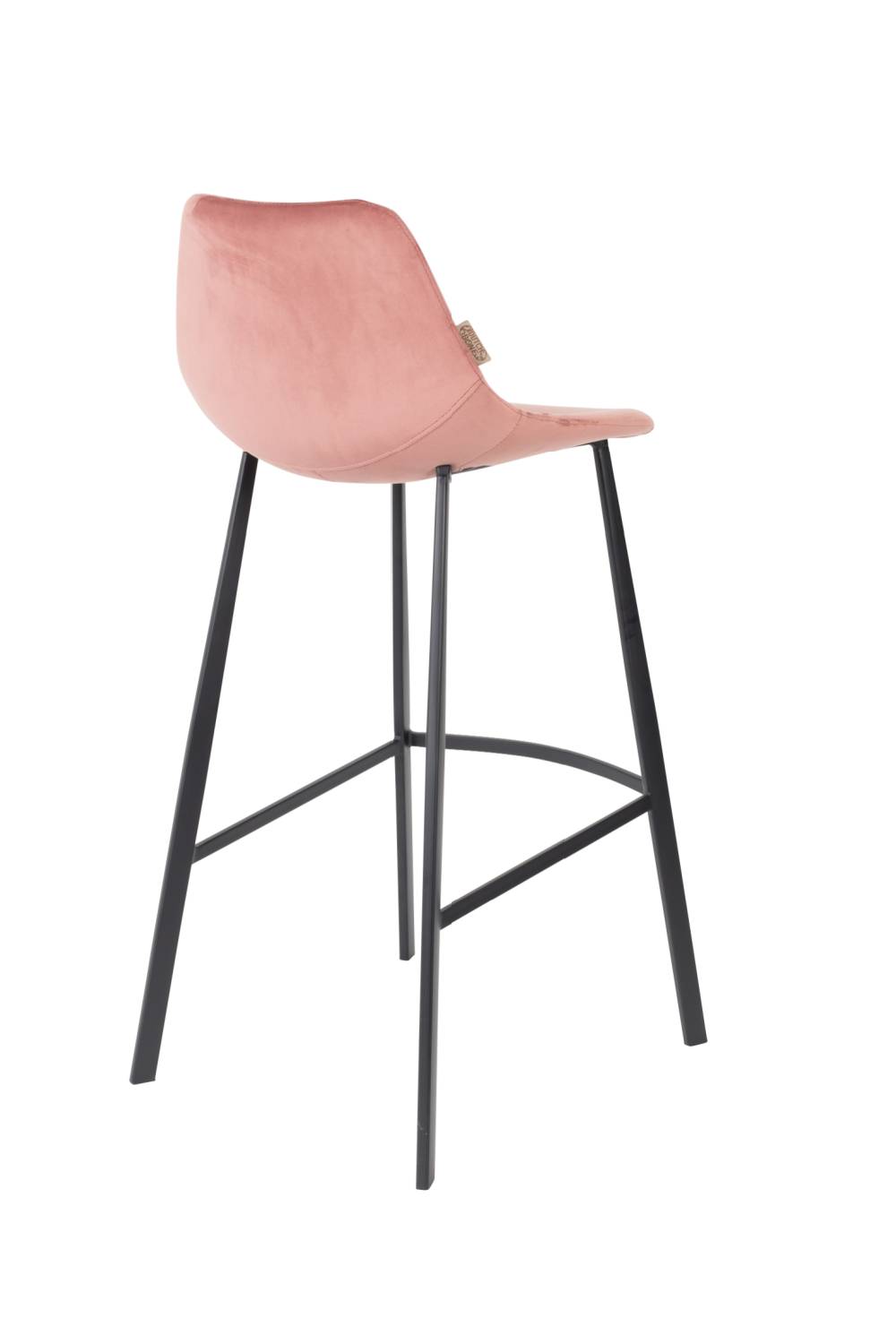 Velvet Upholstered Bar Stools (2) | Dutchbone Franky | OROA.com