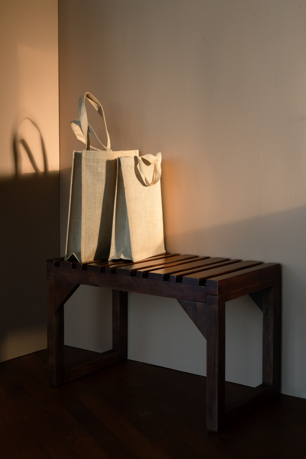 Mango Wood Slatted Bench | Dutchbone Jakub | OROA.com