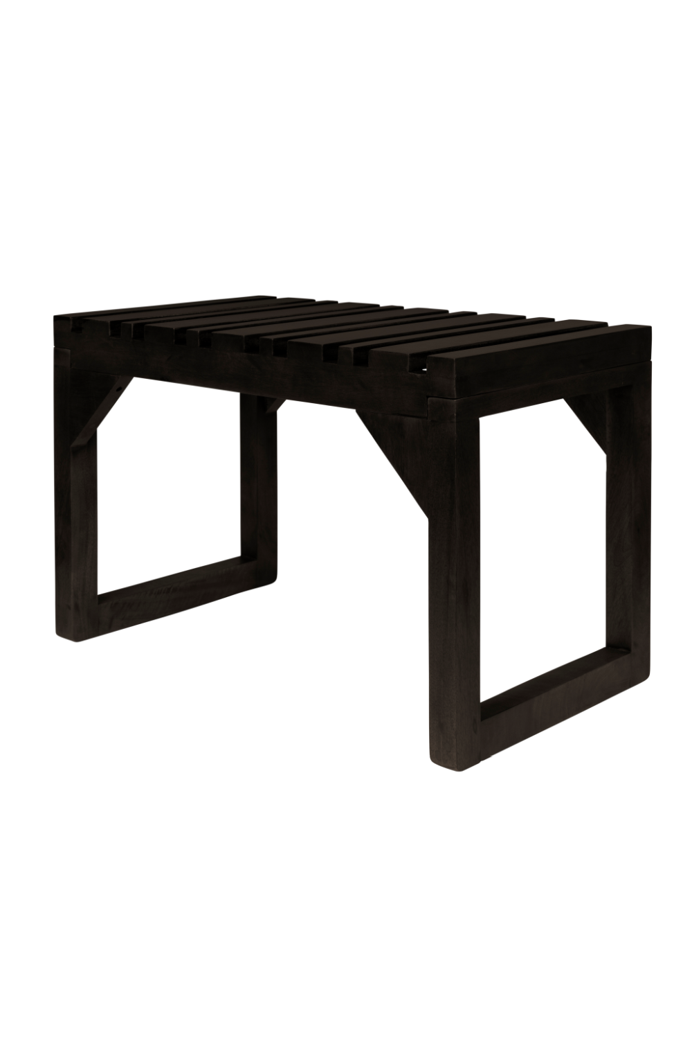 Mango Wood Slatted Bench | Dutchbone Jakub | OROA.com