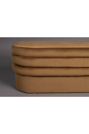 Upholstered Oval Bench | Dutchbone Aditi | OROA.com