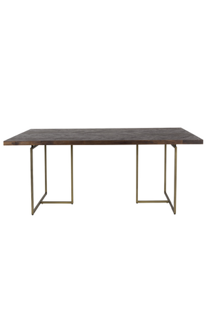Vintage Brass Dining Table | Dutchbone Class | Oroa.com
