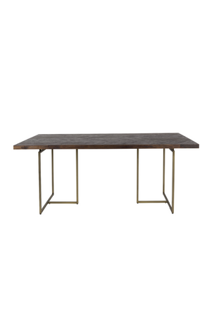 Vintage Brass Dining Table | Dutchbone Class | Oroa.com