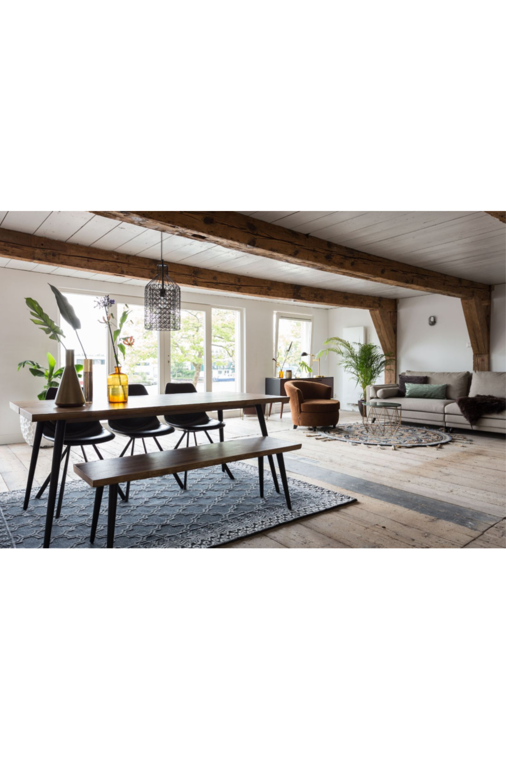 Walnut Rectangular Dining Table L | Dutchbone Alagon | DutchFurniture.com