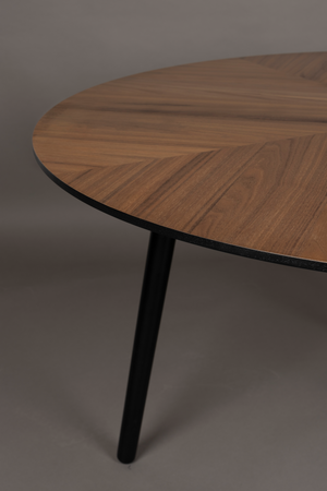 Rubber Wood Dining Table | Dutchbone Clover | Oroa.com