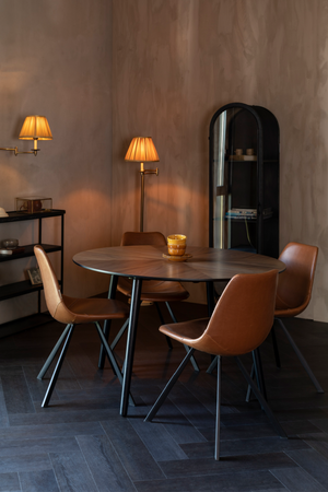 Rubber Wood Dining Table | Dutchbone Clover | Oroa.com