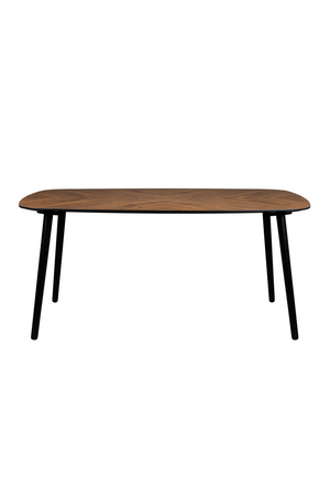 Rubber Wood Dining Table | Dutchbone Clover | Oroa.com