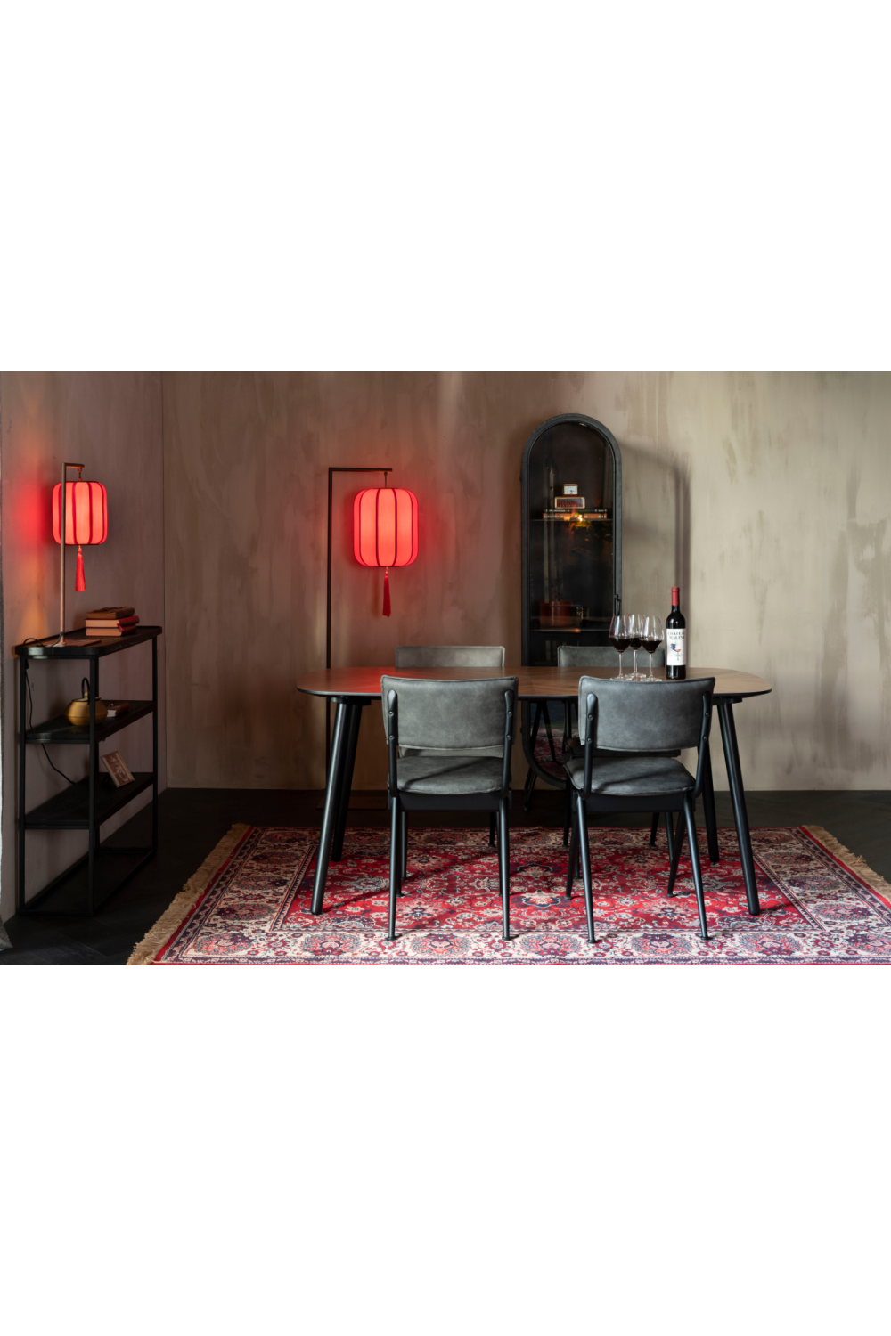 Rubber Wood Dining Table | Dutchbone Clover | Oroa.com