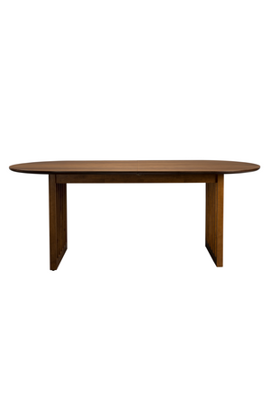 Oval Oak Adjustable Dining Table | Dutchbone Barlet | OROA.com