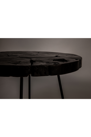 Black Teak Side Table | Dutchbone Kraton | OROA.com