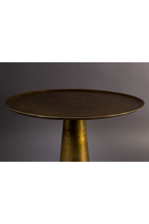 Round Pedestal End Table | Dutchbone Brute | Oroa.com