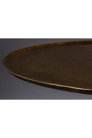 Round Pedestal End Table | Dutchbone Brute | Oroa.com