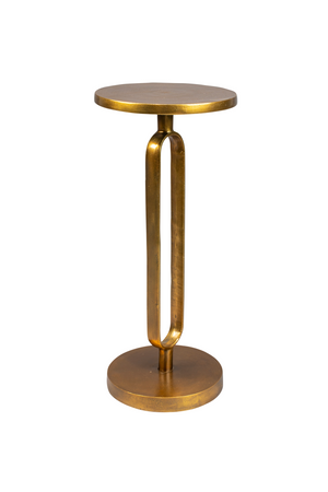 Gold Retro Side Table | Dutchbone Sandook | OROA.com