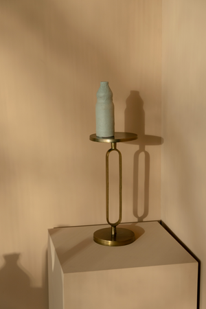 Gold Retro Side Table | Dutchbone Sandook | OROA.com