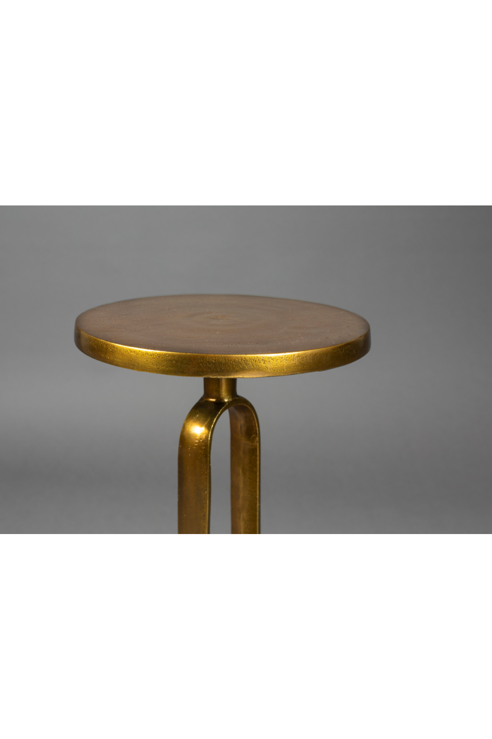 Gold Retro Side Table | Dutchbone Sandook | OROA.com