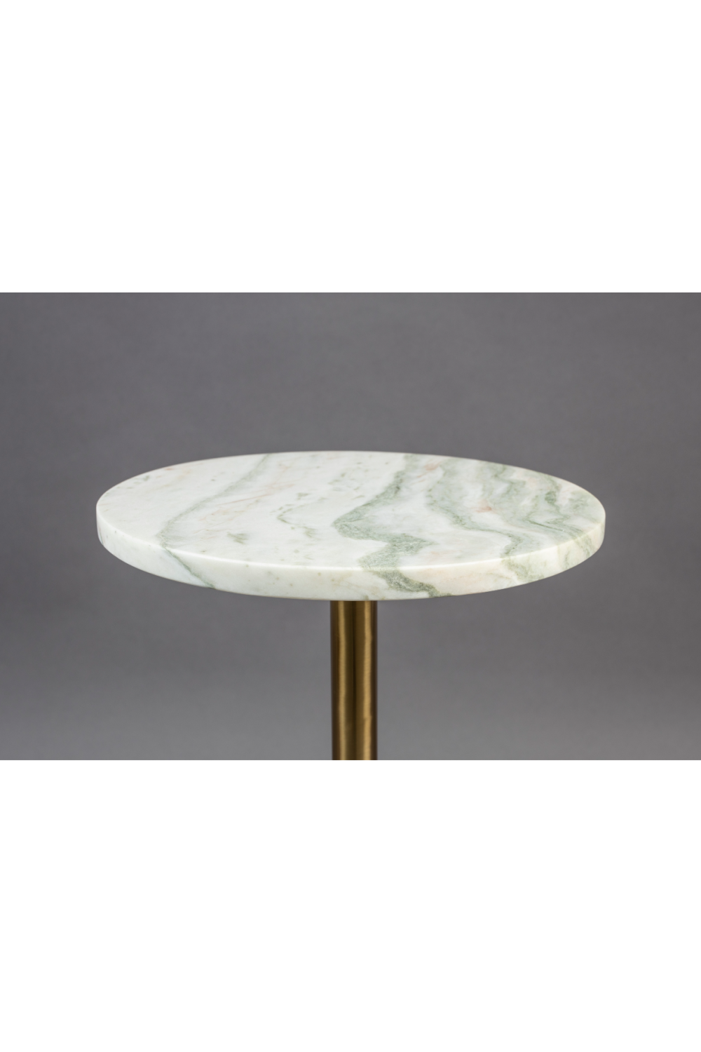 Marble Pedestal Side Table | Dutchbone Salerno | OROA.com