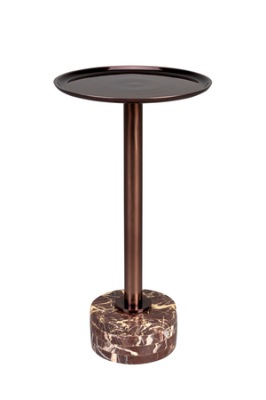 Brown Marble Side Table | Dutchbone Pose | OROA.com