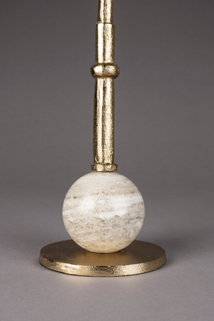 Marble Pedestal Side Table | Dutchbone Everest | OROA.com