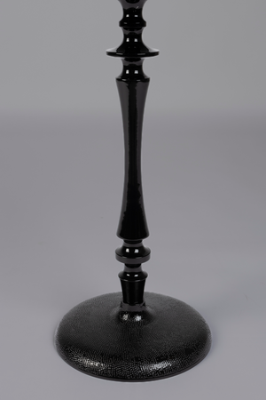 Black Pedestal Side Table | Dutchbone Odessa | OROA.com