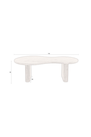 Solid Mango Wood Coffee Table | Dutchbone Tilon | OROA.com