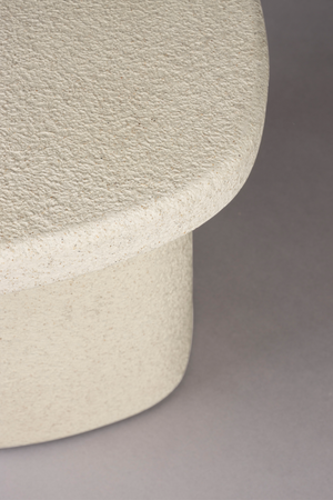 Organic-Shaped Beige Side Table | Dutchbone Veda | OROA.com