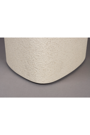 Organic-Shaped Beige Side Table | Dutchbone Veda | OROA.com